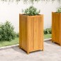 vidaXL Pflanzkübel mit Einlage 50x50x100 cm Massivholz Akazie vidaXL Pflanzkübel mit Einlage 50x50x100 cm Massivholz Akazie
