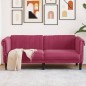 vidaXL Sofa 2-Sitzer Weinrot Samt vidaXL Sofa 2-Sitzer Weinrot Samt