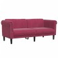vidaXL Sofa 2-Sitzer Weinrot Samt vidaXL Sofa 2-Sitzer Weinrot Samt