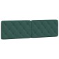vidaXL Bett mit Matratze Dunkelgrün 180x200 cm Samt vidaXL Bett mit Matratze Dunkelgrün 180x200 cm Samt