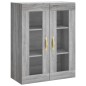 vidaXL Highboard Grau Sonoma 69,5x34x180 cm Holzwerkstoff vidaXL Highboard Grau Sonoma 69,5x34x180 cm Holzwerkstoff