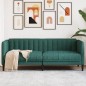 vidaXL Sofa 2-Sitzer Dunkelgrün Stoff vidaXL Sofa 2-Sitzer Dunkelgrün Stoff