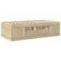 vidaXL Tagesbett mit Schubladen Sonoma-Eiche 90x190 cm Holzwerkstoff vidaXL Tagesbett mit Schubladen Sonoma-Eiche 90x190 cm Holzwerkstoff