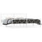 vidaXL Bettgestell mit Kopf- und Fußteil Metall Weiß 193x203 cm vidaXL Bettgestell mit Kopf- und Fußteil Metall Weiß 193x203 cm