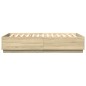 vidaXL Bettgestell Sonoma-Eiche 120x200 cm Holzwerkstoff vidaXL Bettgestell Sonoma-Eiche 120x200 cm Holzwerkstoff