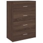 vidaXL Sideboard Braun Eichen-Optik 60x31x84 cm Holzwerkstoff vidaXL Sideboard Braun Eichen-Optik 60x31x84 cm Holzwerkstoff