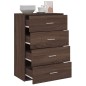 vidaXL Sideboard Braun Eichen-Optik 60x31x84 cm Holzwerkstoff vidaXL Sideboard Braun Eichen-Optik 60x31x84 cm Holzwerkstoff