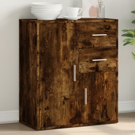 vidaXL Sideboard Räuchereiche 60x31x70 cm Holzwerkstoff