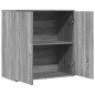 vidaXL Sideboard Grau Sonoma 79x38x80 cm Holzwerkstoff vidaXL Sideboard Grau Sonoma 79x38x80 cm Holzwerkstoff