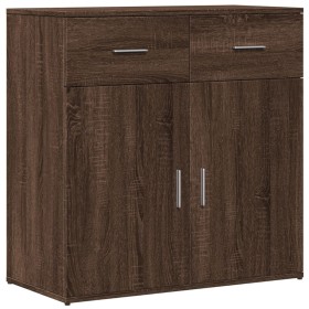 vidaXL Sideboard Braun Eichen-Optik 79x38x80 cm Holzwerkstoff