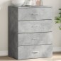 vidaXL Sideboard Betongrau 60x39x80 cm Holzwerkstoff vidaXL Sideboard Betongrau 60x39x80 cm Holzwerkstoff