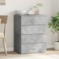 vidaXL Sideboard Betongrau 60x39x80 cm Holzwerkstoff vidaXL Sideboard Betongrau 60x39x80 cm Holzwerkstoff