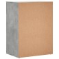 vidaXL Sideboard Betongrau 60x39x80 cm Holzwerkstoff vidaXL Sideboard Betongrau 60x39x80 cm Holzwerkstoff