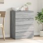 vidaXL Sideboard Grau Sonoma 60x39x80 cm Holzwerkstoff vidaXL Sideboard Grau Sonoma 60x39x80 cm Holzwerkstoff