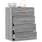 vidaXL Sideboard Grau Sonoma 60x39x80 cm Holzwerkstoff vidaXL Sideboard Grau Sonoma 60x39x80 cm Holzwerkstoff