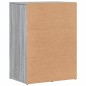 vidaXL Sideboard Grau Sonoma 59x39x80 cm Holzwerkstoff vidaXL Sideboard Grau Sonoma 59x39x80 cm Holzwerkstoff