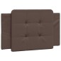 vidaXL Bett mit Matratze Braun 100x200 cm Kunstleder vidaXL Bett mit Matratze Braun 100x200 cm Kunstleder