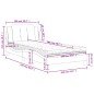 vidaXL Bett mit Matratze Braun 100x200 cm Kunstleder vidaXL Bett mit Matratze Braun 100x200 cm Kunstleder