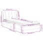 vidaXL Bett mit Matratze Schwarz 80x200 cm Kunstleder vidaXL Bett mit Matratze Schwarz 80x200 cm Kunstleder