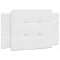 vidaXL Bett mit Matratze Weiß 90x190 cm Kunstleder vidaXL Bett mit Matratze Weiß 90x190 cm Kunstleder