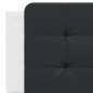 vidaXL Bett mit Matratze Weiß und Schwarz 160x200 cm Kunstleder vidaXL Bett mit Matratze Weiß und Schwarz 160x200 cm Kunstleder