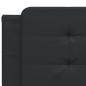 vidaXL Bett mit Matratze Schwarz 200x200 cm Kunstleder vidaXL Bett mit Matratze Schwarz 200x200 cm Kunstleder