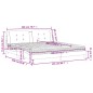 vidaXL Bett mit Matratze Schwarz 200x200 cm Kunstleder vidaXL Bett mit Matratze Schwarz 200x200 cm Kunstleder