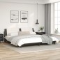 vidaXL Bettgestell mit Kopfteil Schwarz und Weiß 200x200 cm Kunstleder vidaXL Bettgestell mit Kopfteil Schwarz und Weiß 200x200 cm Kunstleder