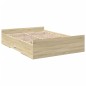 vidaXL Bettgestell mit Schubladen Sonoma-Eiche 135x190cm Holzwerkstoff vidaXL Bettgestell mit Schubladen Sonoma-Eiche 135x190cm Holzwerkstoff