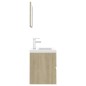 Badmöbel-Set Sonoma-Eiche Holzwerkstoff Badmöbel-Set Sonoma-Eiche Holzwerkstoff