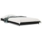 vidaXL Bettgestell Schwarz 75x190 cm Holzwerkstoff und Metall vidaXL Bettgestell Schwarz 75x190 cm Holzwerkstoff und Metall
