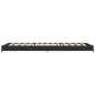 vidaXL Bettgestell Schwarz 75x190 cm Holzwerkstoff und Metall vidaXL Bettgestell Schwarz 75x190 cm Holzwerkstoff und Metall