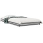 vidaXL Bettgestell Grau Sonoma 90x190 cm Holzwerkstoff und Metall vidaXL Bettgestell Grau Sonoma 90x190 cm Holzwerkstoff und Metall