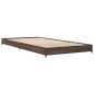 vidaXL Bettgestell Braun Eichen-Optik 75x190 cm Holzwerkstoff Metall vidaXL Bettgestell Braun Eichen-Optik 75x190 cm Holzwerkstoff Metall