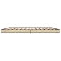 vidaXL Bettgestell Sonoma-Eiche 200x200 cm Holzwerkstoff und Metall vidaXL Bettgestell Sonoma-Eiche 200x200 cm Holzwerkstoff und Metall