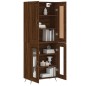 Highboard Braun Eichen-Optik 69,5x34x180 cm Holzwerkstoff Highboard Braun Eichen-Optik 69,5x34x180 cm Holzwerkstoff