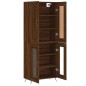 Highboard Braun Eichen-Optik 69,5x34x180 cm Holzwerkstoff Highboard Braun Eichen-Optik 69,5x34x180 cm Holzwerkstoff