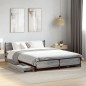 vidaXL Bettgestell mit Schubladen Grau Sonoma 135x190 cm Holzwerkstoff vidaXL Bettgestell mit Schubladen Grau Sonoma 135x190 cm Holzwerkstoff