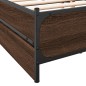 vidaXL Bettgestell mit Schubladen Braun Eichen-Optik 140x190 cm vidaXL Bettgestell mit Schubladen Braun Eichen-Optik 140x190 cm