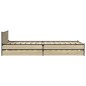 vidaXL Bettgestell mit Schubladen Sonoma-Eiche 75x190 cm Holzwerkstoff vidaXL Bettgestell mit Schubladen Sonoma-Eiche 75x190 cm Holzwerkstoff