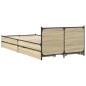 vidaXL Bettgestell mit Schubladen Sonoma-Eiche 75x190 cm Holzwerkstoff vidaXL Bettgestell mit Schubladen Sonoma-Eiche 75x190 cm Holzwerkstoff