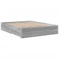 vidaXL Bettgestell mit Schubladen Grau Sonoma 160x200 cm Holzwerkstoff vidaXL Bettgestell mit Schubladen Grau Sonoma 160x200 cm Holzwerkstoff
