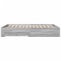 vidaXL Bettgestell mit Schubladen Grau Sonoma 140x200 cm Holzwerkstoff vidaXL Bettgestell mit Schubladen Grau Sonoma 140x200 cm Holzwerkstoff