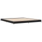 vidaXL Bettgestell Schwarz 180x200 cm Holzwerkstoff und Metall vidaXL Bettgestell Schwarz 180x200 cm Holzwerkstoff und Metall