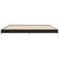 vidaXL Bettgestell Schwarz 180x200 cm Holzwerkstoff und Metall vidaXL Bettgestell Schwarz 180x200 cm Holzwerkstoff und Metall