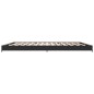 vidaXL Bettgestell Schwarz 180x200 cm Holzwerkstoff und Metall vidaXL Bettgestell Schwarz 180x200 cm Holzwerkstoff und Metall