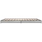 vidaXL Bettgestell Grau Sonoma 140x190 cm Holzwerkstoff und Metall vidaXL Bettgestell Grau Sonoma 140x190 cm Holzwerkstoff und Metall