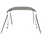 vidaXL 2-Bow Bimini-Top Grau 148,5x133x104 cm vidaXL 2-Bow Bimini-Top Grau 148,5x133x104 cm