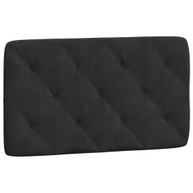 vidaXL Kopfteil-Kissen Schwarz 80 cm Samt