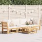 vidaXL 4-tlg. Garten-Lounge-Set mit Kissen Massivholz Akazie vidaXL 4-tlg. Garten-Lounge-Set mit Kissen Massivholz Akazie